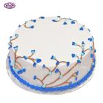 Blue Blossom Cake: