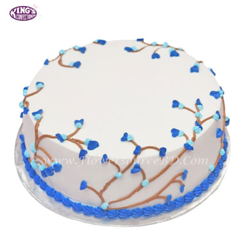 Blue Blossom Cake:
