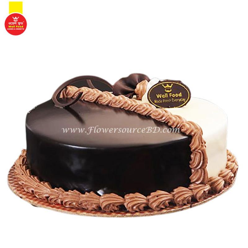 Chocolate and Vanilla Mix Cake