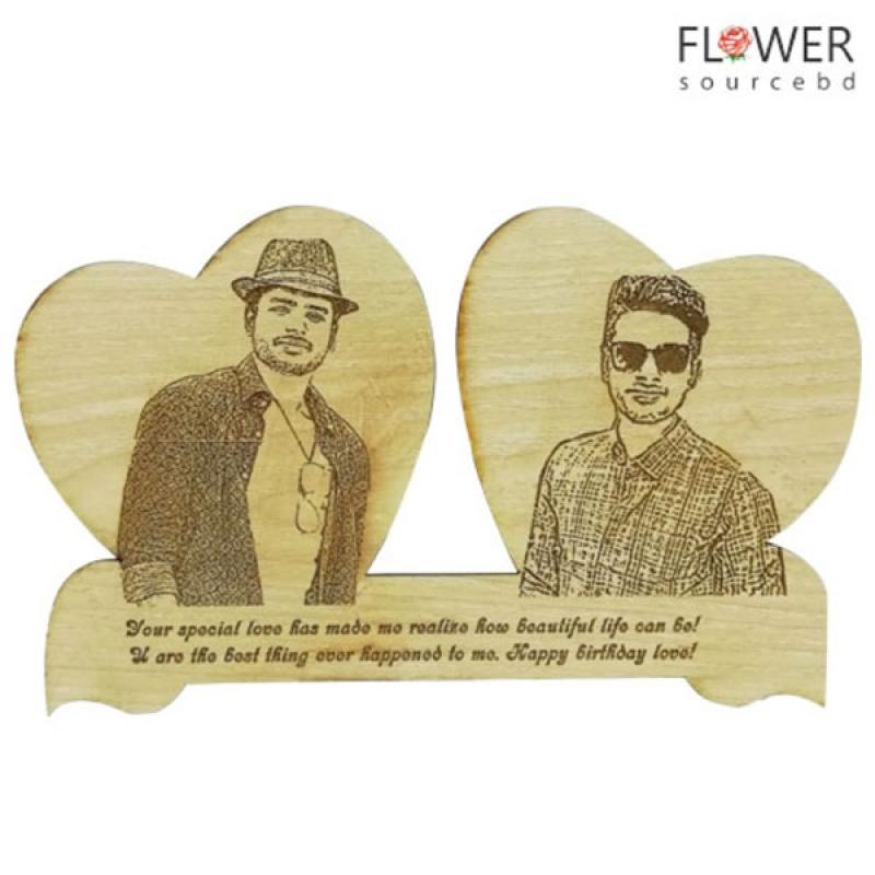 Engraved Melamine Photo Frame