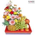 Fruits and Flowers Basket