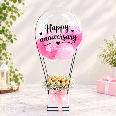 Hot Air Balloon With Ferrero Rocher Chocolates
