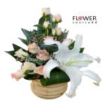 Lily & Roses Arrangement