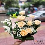 Yellow Roses in a Backpack