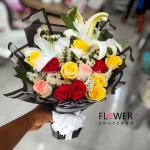 Roses & Lilies Mixed Bouquet