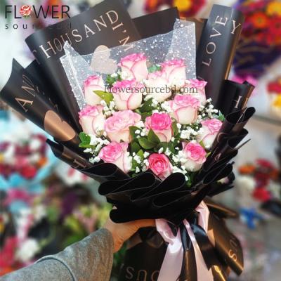 Exclusive Shade Pink Rose Bouquet.
