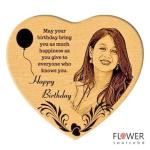 Heart Shape wooden Engrave