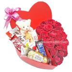 Heart shaped gift box