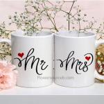 Mr. & Mrs. Coffee Mug Pair
